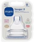 MAM Flaschensauger SkinSoft Weithals Trinksauger aus weichem Silikon