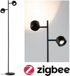 Paulmann Stehlampe Puric Pane, LED fest integriert, Warmwei&szlig;, LED, dimmbar,