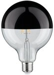 Paulmann LED-Leuchtmittel G125 Kopfspiegel 600lm 2700K 6,5W 230V schwarz matt,...
