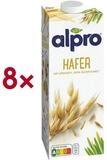 Alpro Pflanzenmilch Hafer, 8x 1 Liter, Milchalternative / Haferdrink