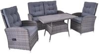 LC Garden Gartenlounge-Set Bailado Lounge Set 4-tlg. omega grau