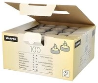 PAPSTAR Teelicht Teelichte &Oslash; 38 mm, 22 mm weiss, mit langer Brenndauer 8 h 100...