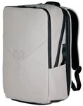 onemate Rucksack Backpack Pro / grau-beige (1-tlg), Diebstahlsicher, 22L erweiterbar