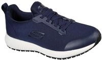 Berufsschuh SKECHERS "SQUAD SR" Gr. 36, blau (navy), 36, Synthetik, Textil, Schuhe,