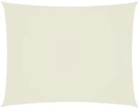 vidaXL Sonnensegel Sonnensegel Oxford-Gewebe Rechteckig 5x7 m Creme, (1-tlg)