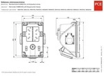 PCE Steckdose PCE 96061552 CEE Wandsteckdose 16 A 5polig 400 V 1 St.