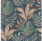 Rasch Vliestapete Rasch Selection Vinyl/Vlies, Botanical, gr&uuml;n blau 464306