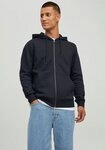 Jack & Jones Kapuzensweatjacke JJESTAR Basic Hoodie, Eingrifftaschen und angenehmem