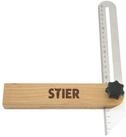 Stier Ma&szlig;band STIER Pr&auml;zisions-Schmiege L&auml;nge 250 mm Schmiege Winkel Winkelmesser