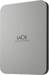 LaCie Mobile Drive 4 TB - externe Festplatte - USB-C - grau externe...
