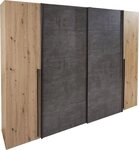 FORTE Kleiderschrank Narago, Kombischrank, Paneele wechselbar (B/H/T ca.