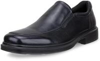 Slipper ECCO "Helsinki 2", Herren, Gr. 47, schwarz, Glattleder, Schuhe Slipper,