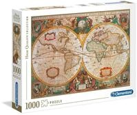 Clementoni&reg; Puzzle High Quality Collection Puzzle "Alte Karte", 1000...