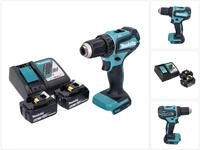 Makita Akku-Schrauber DDF 485 RG Akku Bohrschrauber 18 V 50 Nm Brushless + 2x...