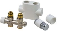 Oventrop Heizk&ouml;rper Oventrop Anschluss-Set f&uuml;r Badheizk&ouml;rper Multiblock/Uni SH,