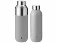 Stelton Keep Warm Thermosflasche 0,75 Liter Light grey
