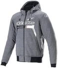 Alpinestars Motorradjacke Alpinestars Chrome Ignition Hoodie dunkelgrau / weiss