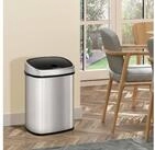 HOMCOM M&uuml;lleimer mit Infrarotsensor, 48L, Automatik M&uuml;lleimer Abfalleimer mit