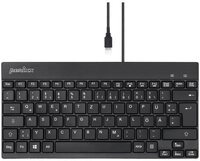 Perixx Mini USB DE Keyboard 11666 Tastatur (Beleuchtet)