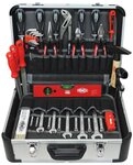 FAMEX Werkzeugset 429-88 Profi Alu Werkzeugkoffer mit Werkzeug Set -...