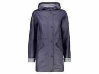 CMP Regenjacke Rain Fix Hood Jacket mit gestreiftem Innenfutter blau 44