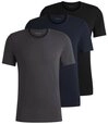 BOSS T-Shirt Rundhals BOSS ONE (Packung, 3-tlg., 3er-Pack) mit dezentem BOSS