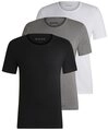 BOSS T-Shirt Rundhals BOSS ONE (Packung, 3-tlg., 3er-Pack) mit dezentem BOSS
