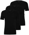V-Shirt BOSS "T-Shirt VN 3P CO", Herren, Gr. XL, schwarz, Jersey, Obermaterial: 100%