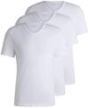 V-Shirt BOSS "T-Shirt VN 3P CO", Herren, Gr. S, wei&szlig;, Jersey, Obermaterial: 100%