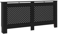 vidaXL Heizk&ouml;rper Heizk&ouml;rperverkleidung Schwarz 172x19x81,5 cm MDF