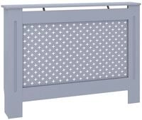 vidaXL Heizungsverkleidung, Heizk&ouml;rperabdeckung Anthrazit 112x19x81,5 cm MDF