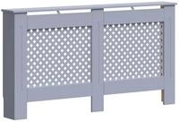 vidaXL Heizk&ouml;rper Heizk&ouml;rperverkleidung Anthrazit 152x19x81,5 cm MDF