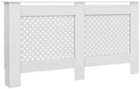 vidaXL Heizk&ouml;rper Heizk&ouml;rperabdeckung Wei&szlig; 152x19x81,5 cm MDF wei&szlig;