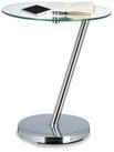 relaxdays Beistelltisch Kaffeetisch Glas und Metall
