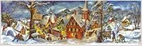 Richard Sellmer Verlag Adventskalender Adventskalender "Kleines Dorf im Winter"