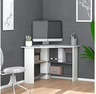 Vicco Eckschreibtisch Arion, Wei&szlig;/Anthrazit, 90 x 90 cm (1-St)