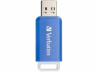 Verbatim USB-Stick Databar (49455), USB 2.0, 64GB, Blau USB-Stick