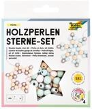 Folia Max Bringmann KG Streudeko folia Holzperlen Sterne Set Pastell mehrfarbig 161