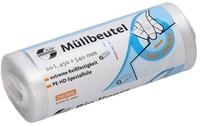 Deiss Papierkorb PLUS M&uuml;llbeutel 20 Liter transparent, PA= 50Stk