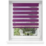 Doppelrollo Klemmfix Doppelrollo / Duo Rollo, 95 x 150 cm, aubergine, Victoria M.,