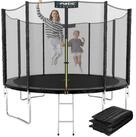 Kinetic Sports Gartentrampolin SALTO PLUS, &Oslash; 244 cm, Komplett-Set mit Leiter,