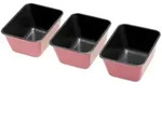 Tefal Backform Tefal J3079804 Creabake Backformen-Set, 3-teilig, Karbonstahl
