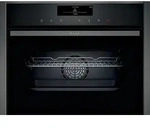 NEFF Dampfbackofen N 90 C18FT28G0, Einbau Kompakt-Dampfbackofen Graphite-Grey, EEK: