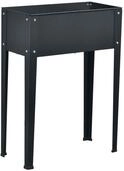 Dehner Hochbeet Balkonhochbeet M&uuml;nster, 80 x 57 x 27 cm, Stahl, platzsparendes