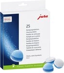 JURA 3 Phasen Reinigungstabletten (Packung mit 25 Tabletten - 25045 24225