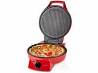 Nedis Pizzaofen Nedis Pizzaofen und Grill Pizzamaker,1800 Watt 30 cm Aluminium...