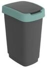 ROTHO M&uuml;lleimer Twist M&uuml;lleimer mit Deckel 25l, Kunststoff (PP)