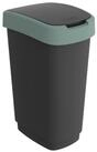 ROTHO M&uuml;lleimer Rotho M&uuml;lleimer Swing Schwing Deckel 10L Twist mistle green gr&uuml;n