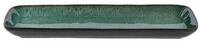 Bitz Servierplatte Servierplatte black/green 38&nbsp;x&nbsp;14&nbsp;cm, Steinzeug, (Platten),