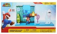 Super Mario Actionfigur Nintendo Super Mario Underwater Spielset, 6,5 cm